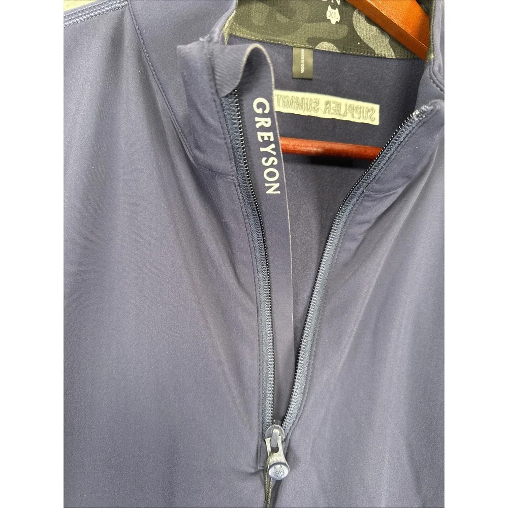 NEW Greyson Tate 1/4‎ Zip Pullover Mens XL Maltese Blue Golf Polyamide